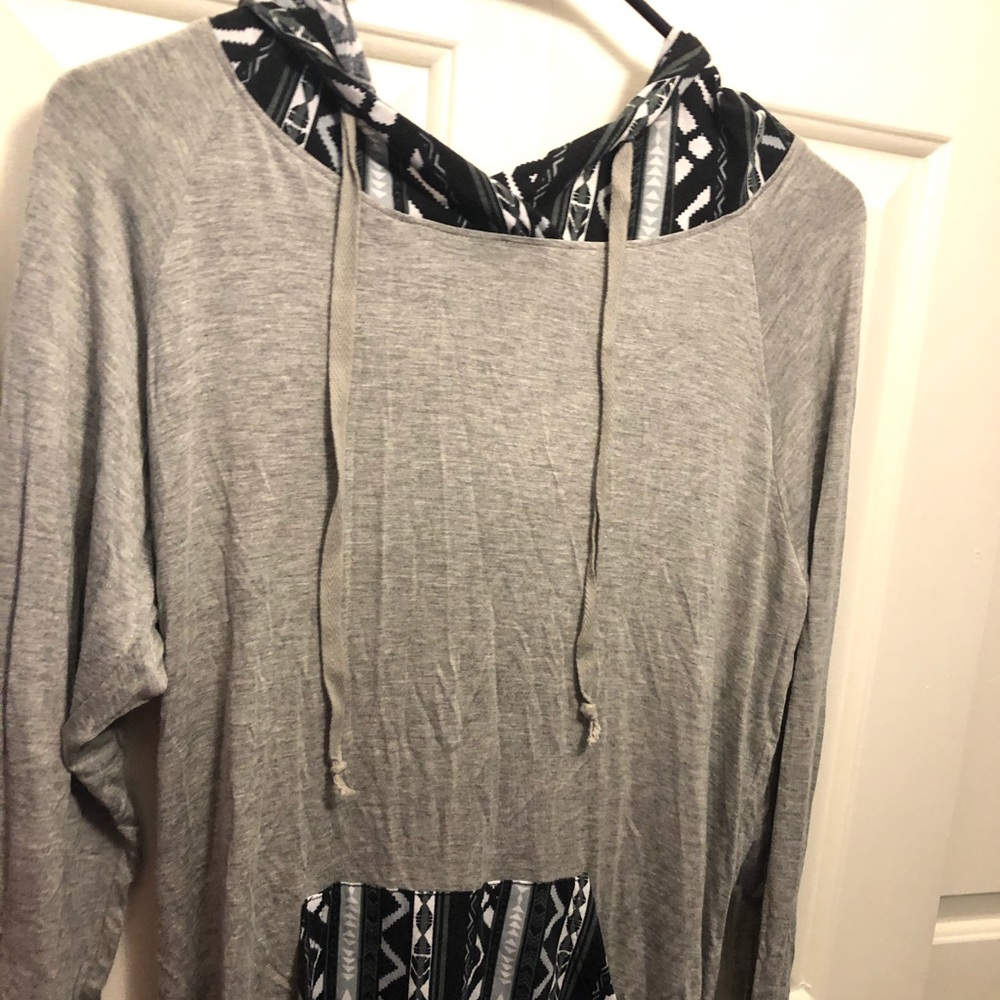 Grey hoodie